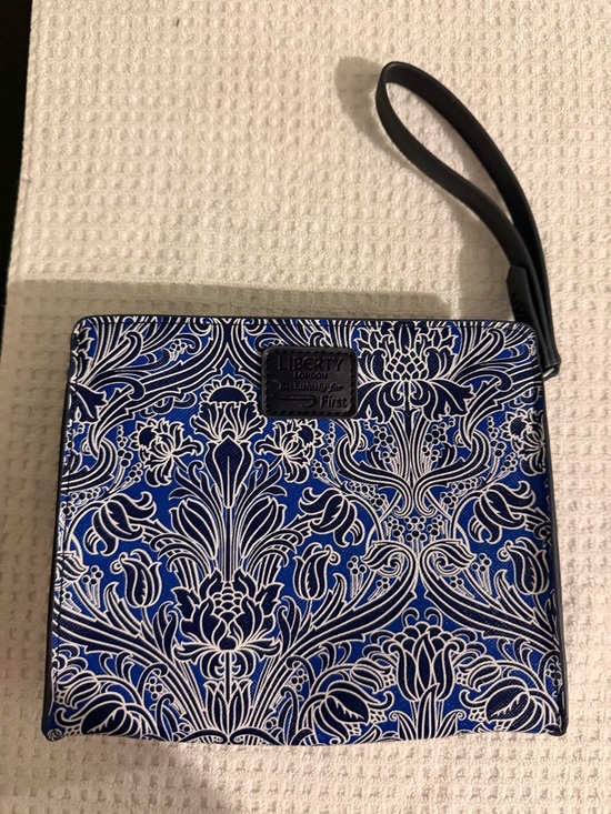 Liberty of London Handbags - Liberty of London Blue Floral Wristlet